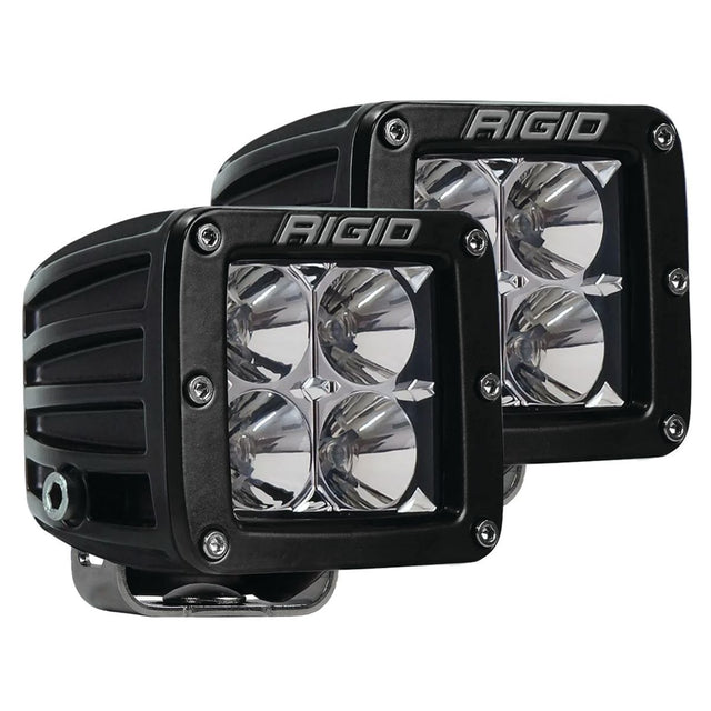 Rigid D-Series Pro L.E.D. Spreader Light (Spot, Black, Surface, Sold Per Pair) - 202213 - image 1