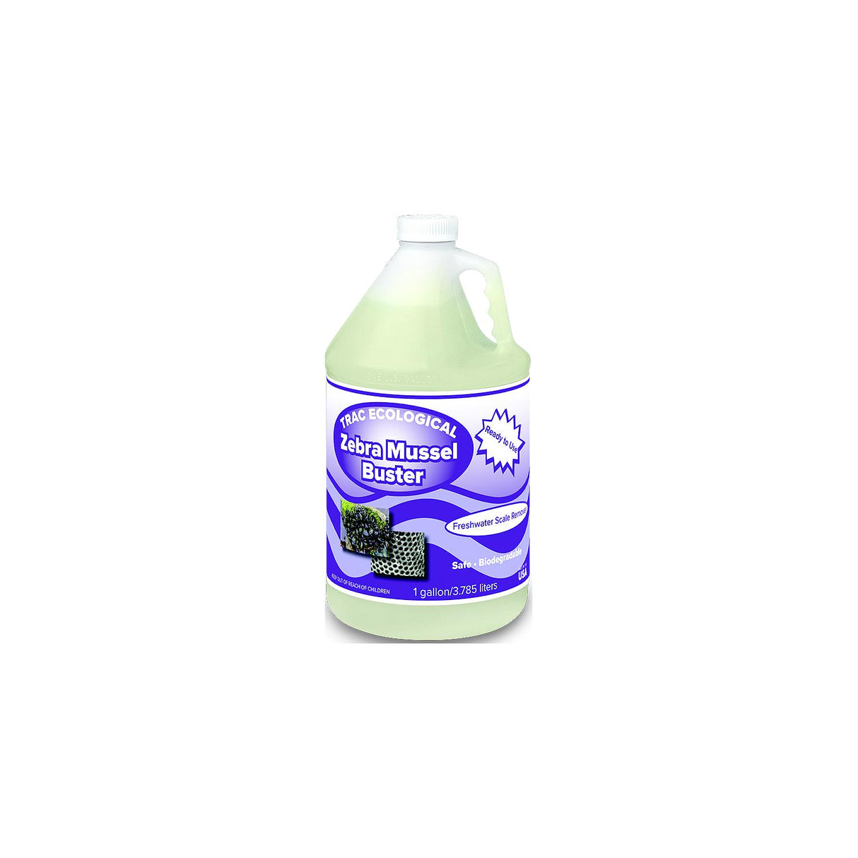 Trac Ecological 1505MG Zebra Mussel Buster, Ready to Use, Gallon - 1505-MG