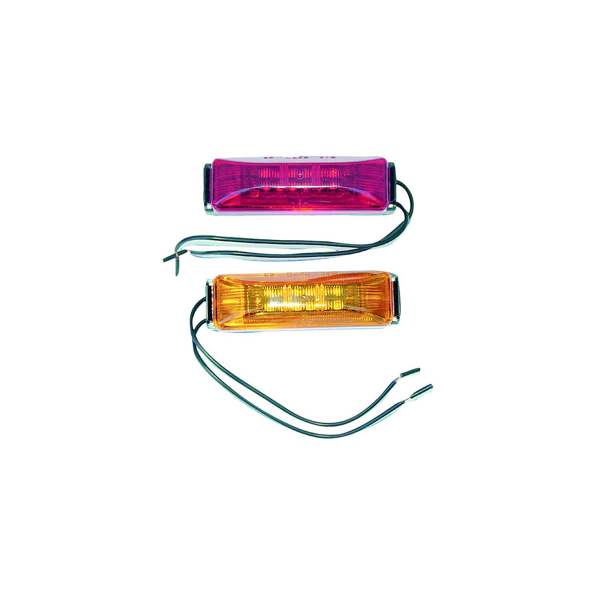 Fasteners Unlimited Creative Products Group CMD89181A Amber Polycarbonate Lens, Size: 3-7/8" x 1-7/8" x 5/8" - CMD-89-181A