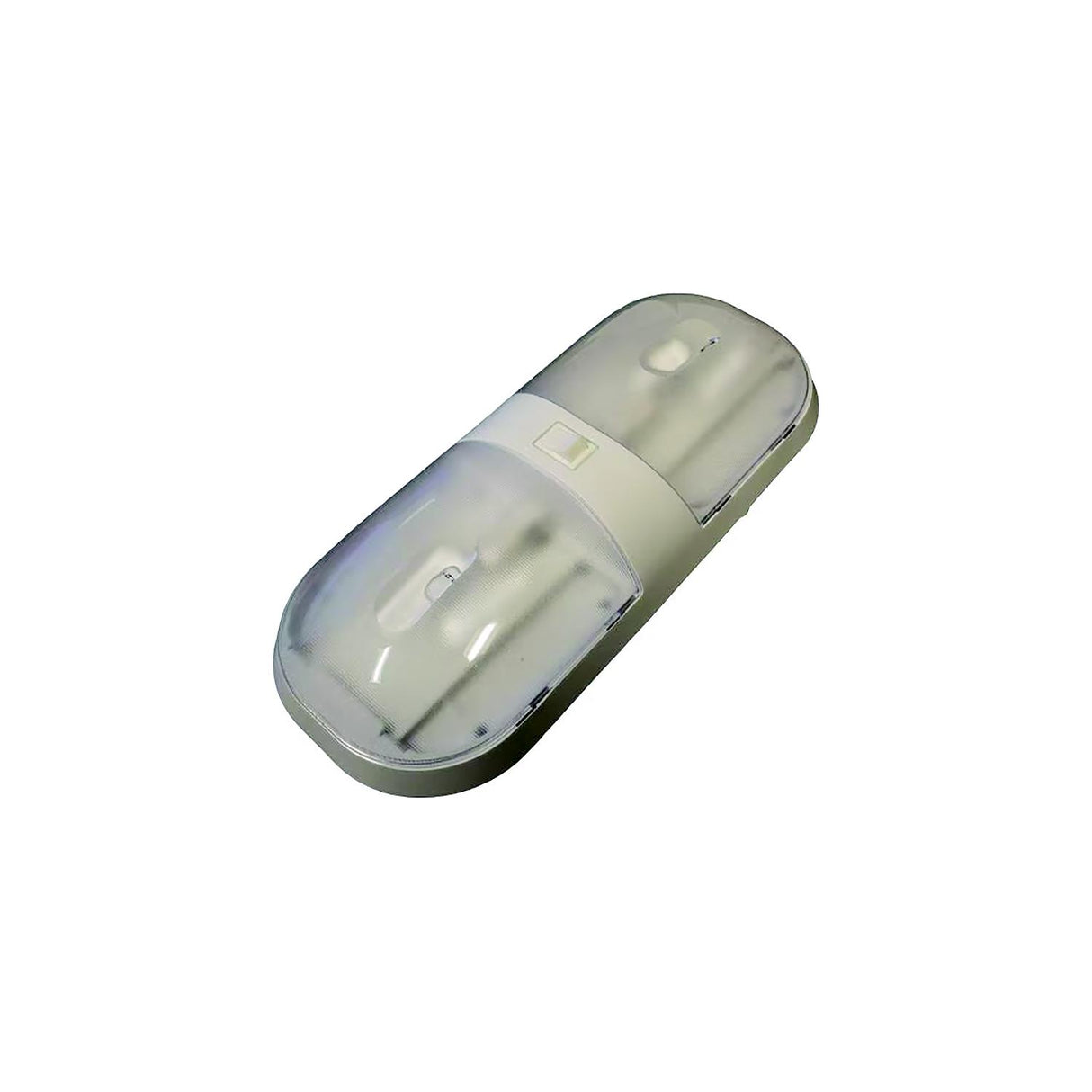 Fasteners Unlimited Creative Products Group CMD001902XPB Command® Omega Interior Dome Light, Double Dome Light w/ Switch, Size:11-3/16" x 5-3/4" x 1-7/8" - CMD-001-902XPB
