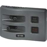 Blue Sea Systems Blue Sea 4302 WeatherDeck Water Resistant Fuse Panel - 2 Position - Grey