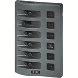 Blue Sea Systems Blue Sea 4306 WeatherDeck Water Resistant Fuse Panel - 6 Position - Grey