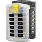 Blue Sea Systems Blue Sea 5029 ST Blade Fuse Block w/Cover - 12 Circuit w/o Negative Bus
