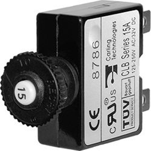 Blue Sea Systems Blue Sea 7052 5A Push Button Thermal with Quick Connect Terminals