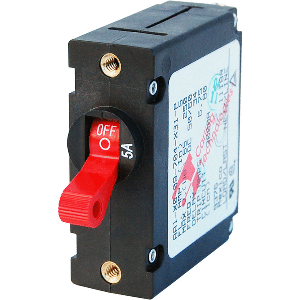 Blue Sea Systems Blue Sea 7201 AC/DC Single Pole Magnetic World Circuit Breaker - 5 AMP