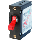 Blue Sea Systems Blue Sea 7229 AC / DC Single Pole Magnetic World Circuit Breaker - 50 Amp