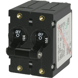 Blue Sea Systems Blue Sea 7232 A-Series Double Pole Toggle - 10A - Black
