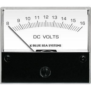 Blue Sea Systems Blue Sea 8003 DC Analog Voltmeter - 2-3/4" Face, 8-16 Volts DC