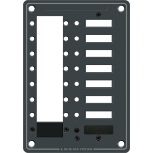 Blue Sea Systems Blue Sea 8087 8 Position DC C-Series Panel - Blank