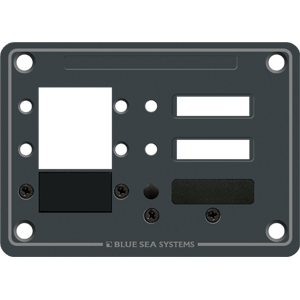 Blue Sea Systems Blue Sea 8088 3 Position DC C-Series Panel - Blank