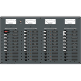 Blue Sea Systems Blue Sea 8095 AC Main +8 Positions / DC Main +29 Positions Toggle Circuit Breaker Panel (White Switches)
