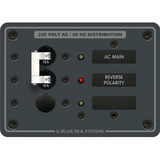 Blue Sea Systems Blue Sea 8129 AC Main + Branch A-Series Toggle Circuit Breaker Panel (230V) - Main + 1 Position