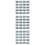 Blue Sea Systems Blue Sea 8217 Grey Small Format Label Kit - 60 Labels