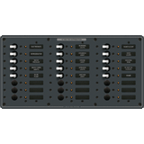 Blue Sea Systems Blue Sea 8264 Traditional Metal DC Panel - 24 Positions
