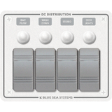 Blue Sea Systems Blue Sea 8272 Water Resistant Panel - 4 Position - White - Horizontal Mount