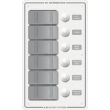 Blue Sea Systems Blue Sea 8273 Water Resistant Panel - 6 Position - White - Vertical