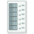 Blue Sea Systems Blue Sea 8273 Water Resistant Panel - 6 Position - White - Vertical