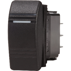 Blue Sea Systems Blue Sea 8282 Water Resistant Contura III Switch - OFF-ON - Black