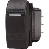 Blue Sea Systems Blue Sea 8289 Water Resistant Contura III Switch - DPDT (ON)-OFF-ON - Black