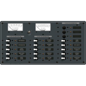 Blue Sea Systems Blue Sea 8378 DC 18 Position Panel - White