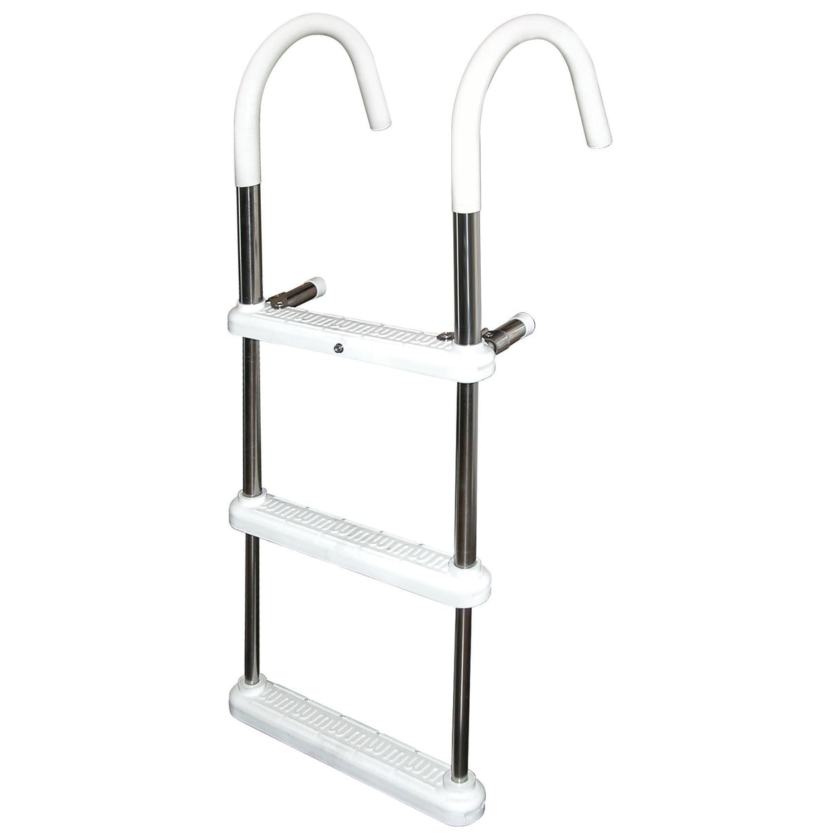 JIF Marine Gunwale Hook Ladder (3-Step, 7” Hook) - DMT3A-7 - image 1