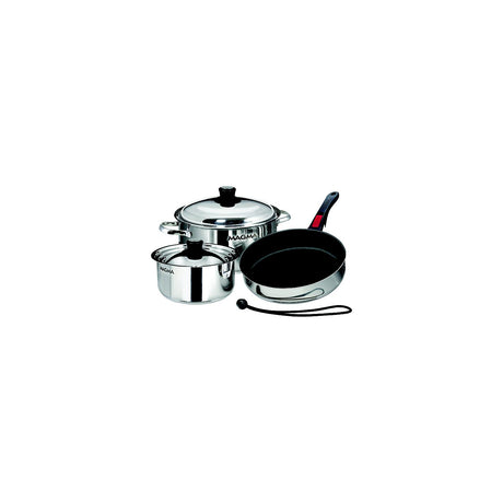 Magma A10-363-2-IND Stainless Steel Induction Compatible Non-Stick 7 Piece "Nesting" Cookware Set - A10-363-2-IND - official Magma product image 5