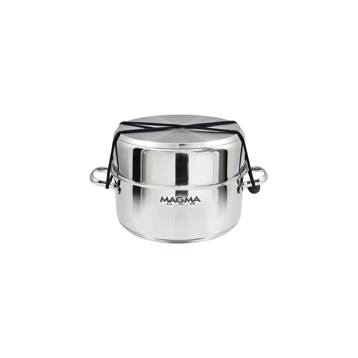 Magma A10-363-2-IND Stainless Steel Induction Compatible Non-Stick 7 Piece "Nesting" Cookware Set - A10-363-2-IND