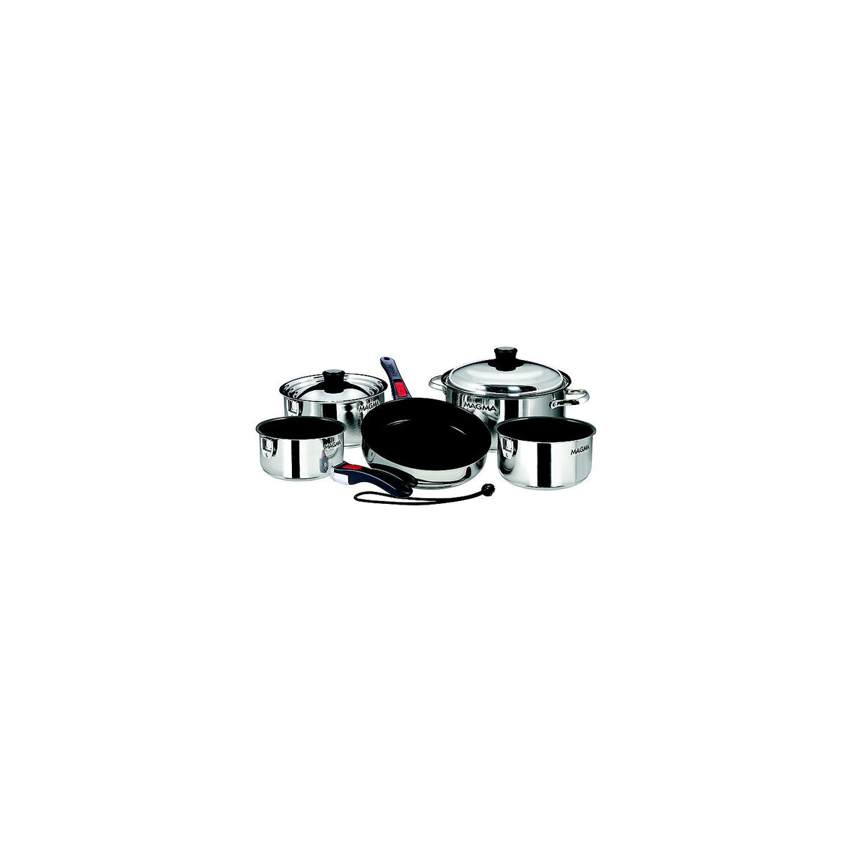 Magma Ceramica Non-Stick 10 Piece Induction Compatible "Nesting" Cookware Set - A10-366-2-IND - official Magma product image 3