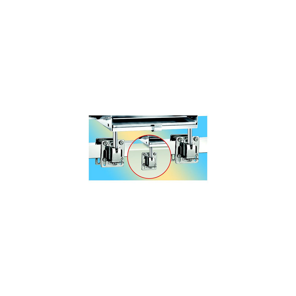 Magma T10-540 "Dual" Side, Bulkhead or Square/Flat Rail (HD) Mount For All ChefsMate, Newport, Catalina, Monterey Grills and Dual Mount Tables - T10-540