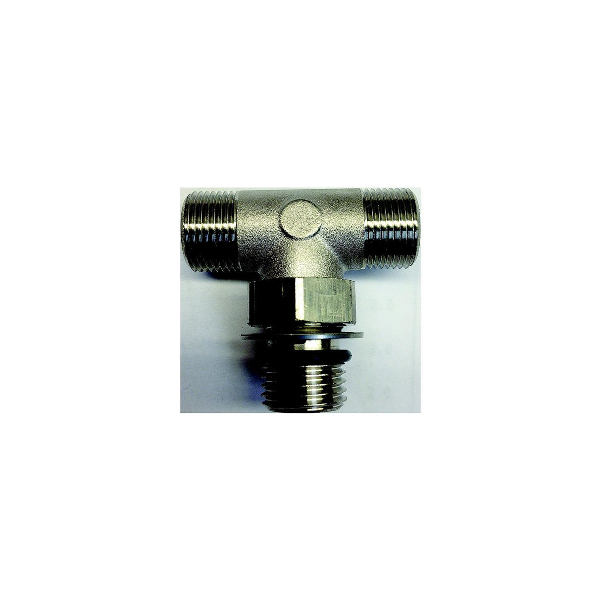 Uflex Boss Style T-Fitting - Nickel - ORB 6 to 3/8" COMP [71955T] - official Uflex product image 2