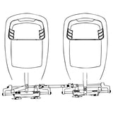 Uflex A95SH32 Uflex Dual Cylinder Tie Bars, A95 Tie Bar 26"-32", Fits Suzuki and Honda engines - image 2