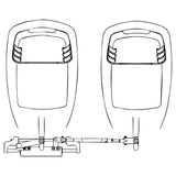 Uflex A96MY29 Uflex Single Cylinder Tie Bars, A96 Tie Bar 26"-29",Fits Suzuki and Honda engines - A96 S/H-29 - image 3