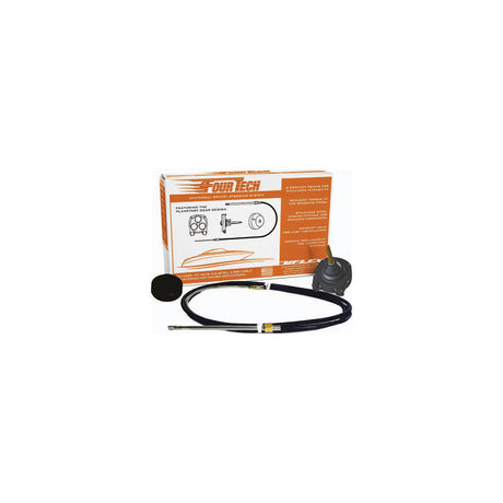 Uflex Fourtech 13 Black Mach Rotary Steering System w/Helm, Bezel Cable [FOURTECHBLK13] - official Uflex product image 2