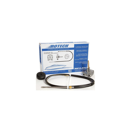 UFlex Rotech 8' Rotary Steering Package - Cable, Bezel, Helm [ROTECH08FC] - official Uflex product image 2