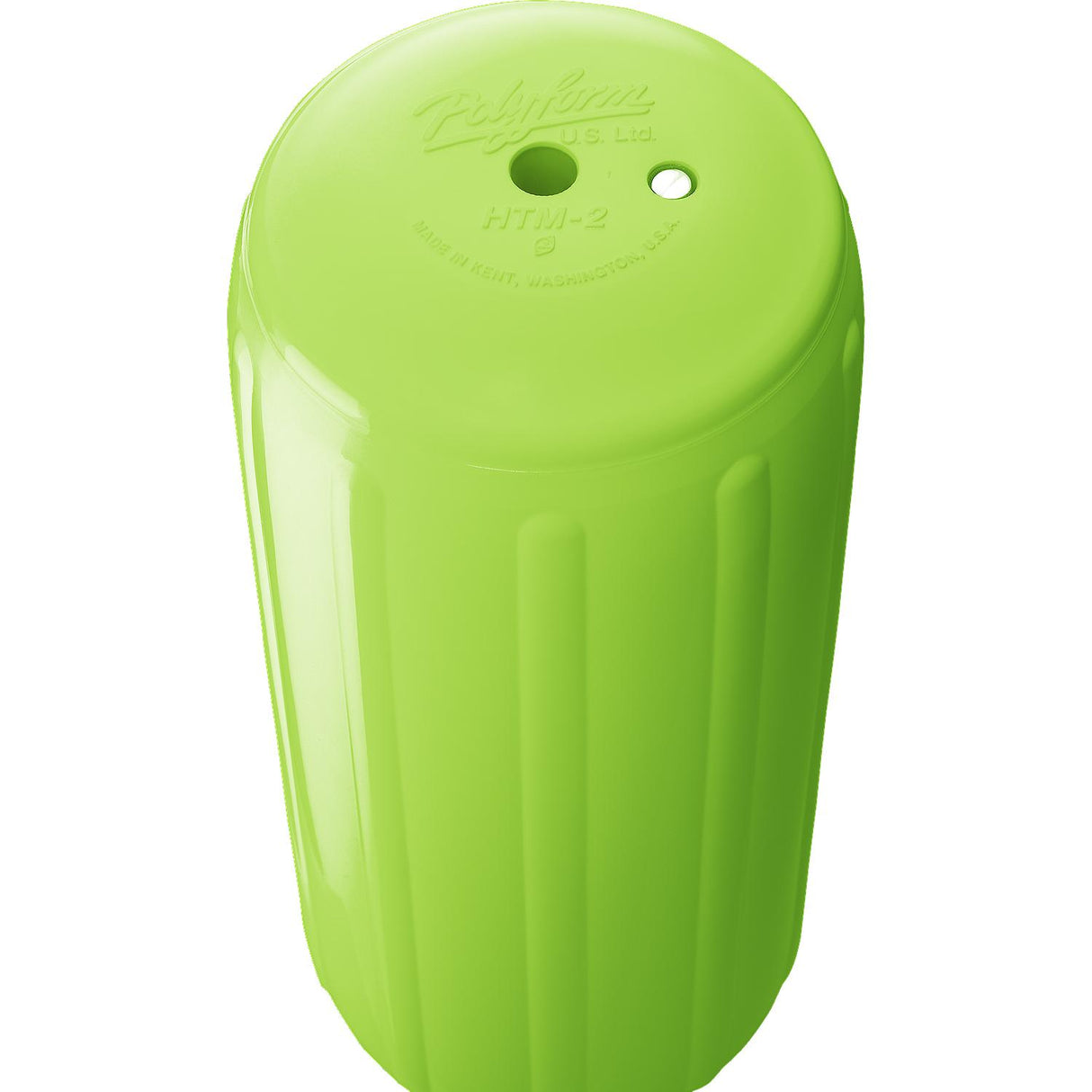 Polyform 17-947-853 Center Tube HTM Series Fender, 8.5" x 20.5", Lime - 17-947-853 - official Polyform product image 3