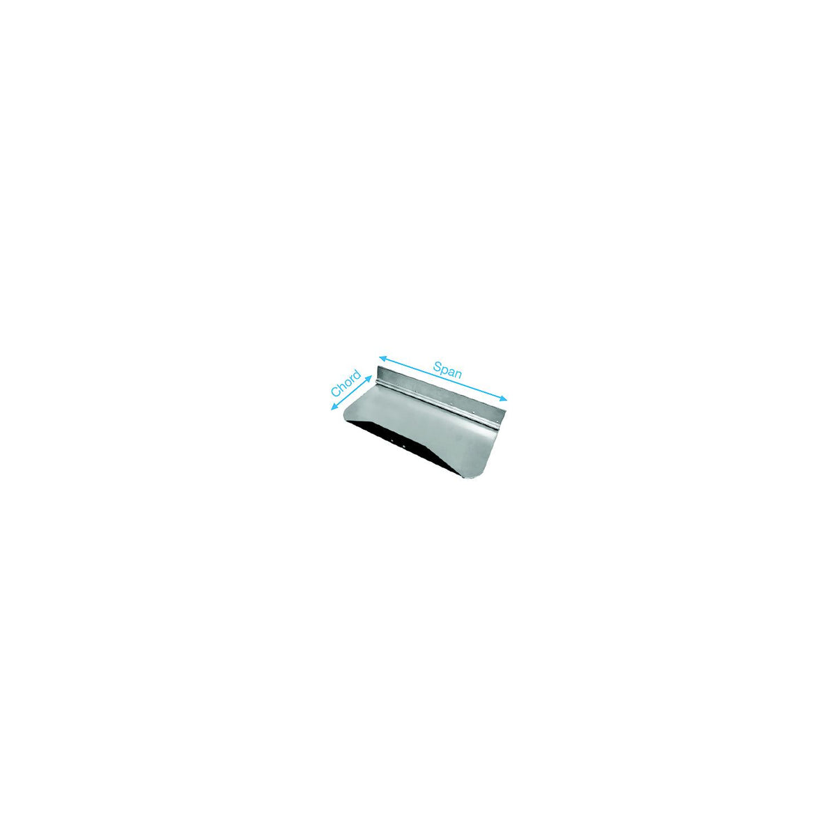 Bennett 24 x 9 Standard Trim Plane Assembly [TPA249] - official Bennett Marine product image 2