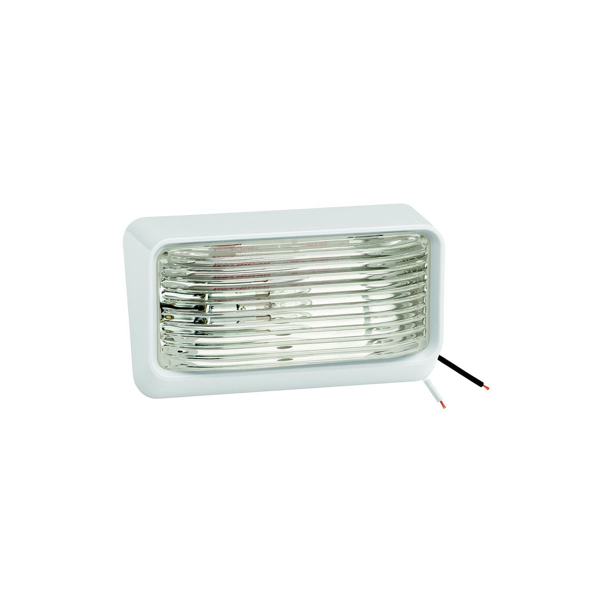 Bargman #78 12V Porch/Utility Light, White w/Clear Lens, Bulk Pack - 30-78-515