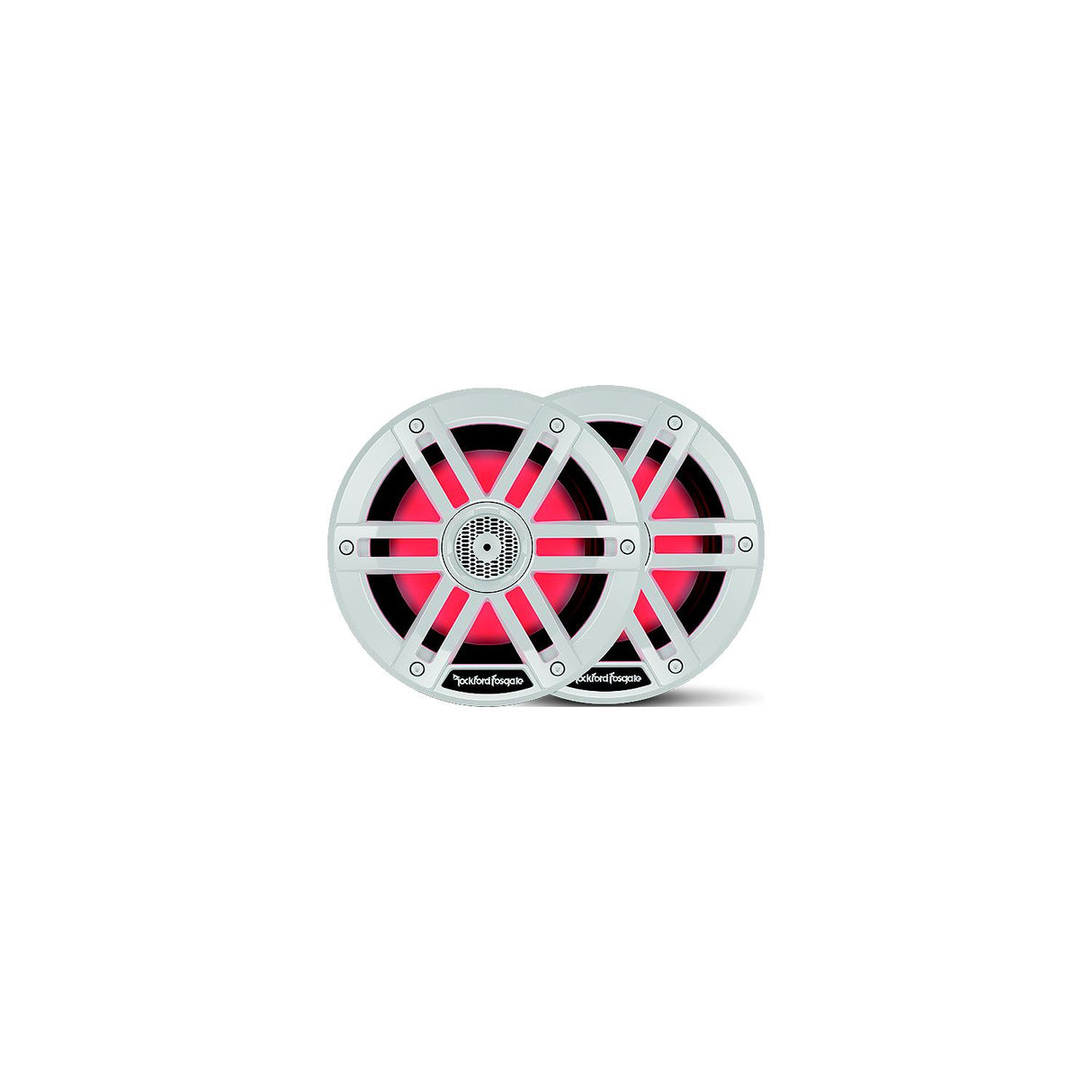 Rockford Fosgate M18 Color Optixâ¢ Marine 2-Way Speakers, 8" White - M1-8