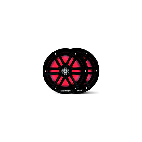 Rockford Fosgate M28B Color Optixâ¢ Marine 2-Way Speakers, 8" Black / Stainless - M2-8B - official Rockford Fosgate product image 2