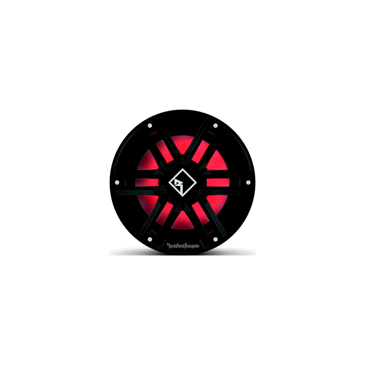 Rockford Fosgate M2D410IB DVC 2Î© Color Optixâ¢ Infinite Baffle Marine Subwoofer, 10" w/ Black & Stainless Grills - M2D4-10IB - official Rockford Fosgate product image 3