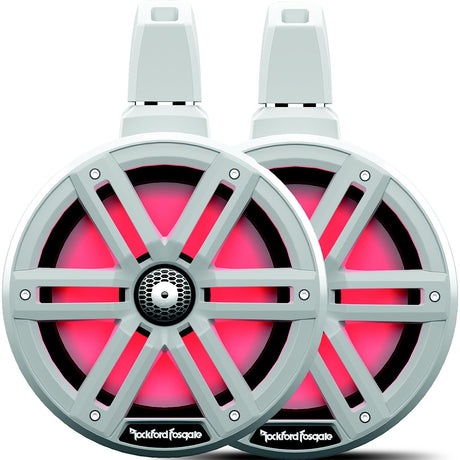Rockford Fosgate M2WL8 Color Optixâ¢ 2-Way Wake Tower Can Speakers, 8" w/ Black & Stainless Grills - M2WL-8 - official Rockford Fosgate product image 2
