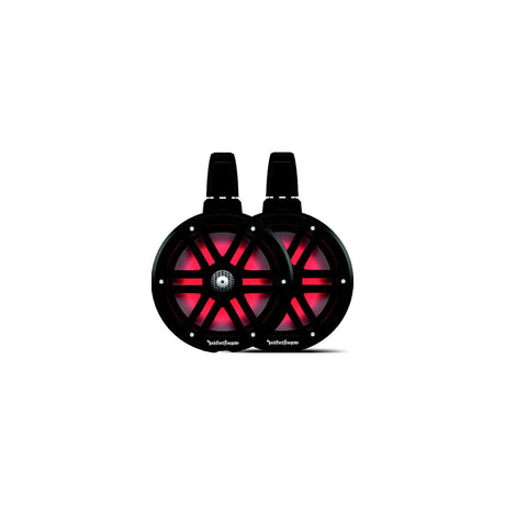 Rockford Fosgate M2WL8B Color Optixâ¢ 2-Way Wake Tower Can Speakers, 8" w/ White & Stainless Grills - M2WL-8B - official Rockford Fosgate product image 2