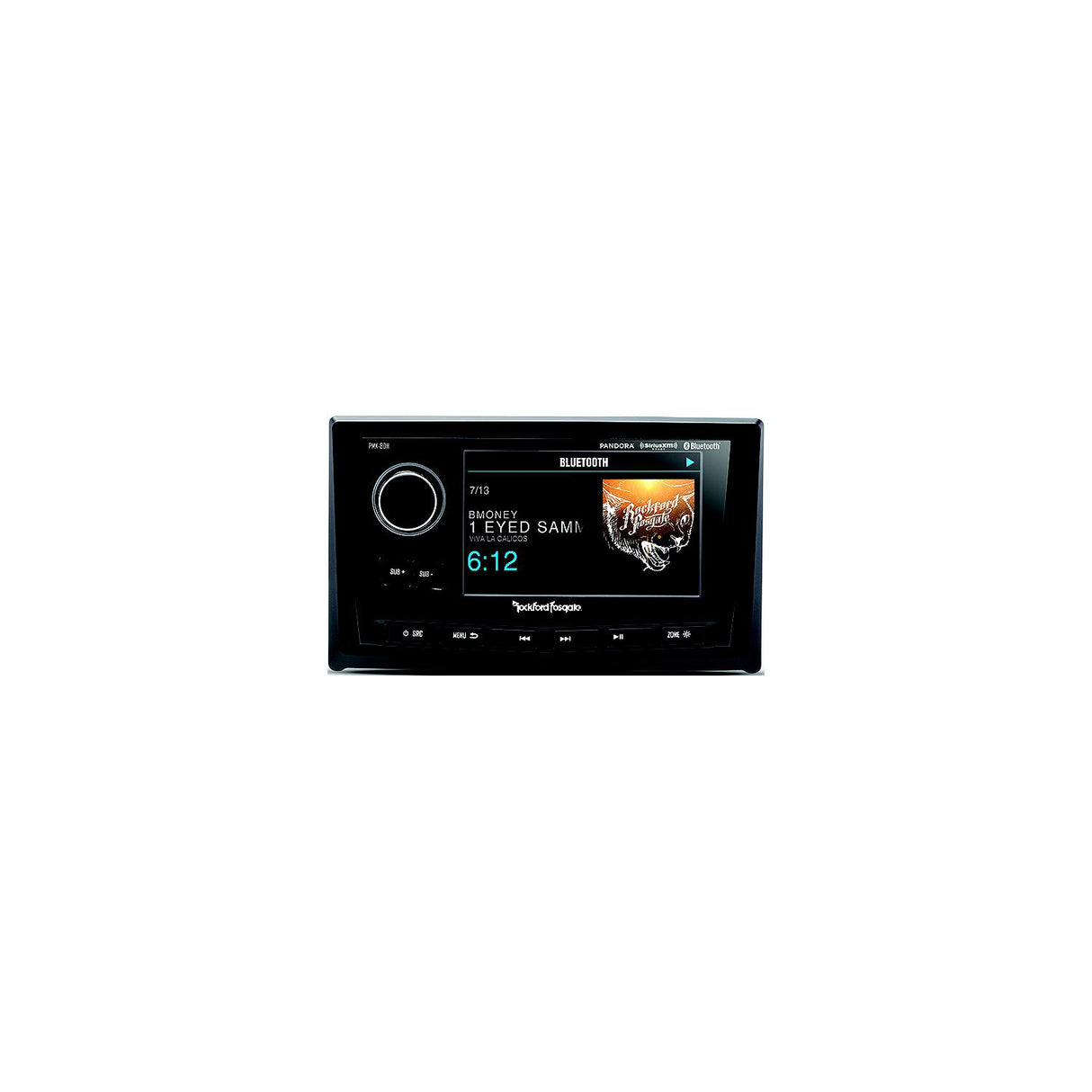 Rockford Fosgate PMX8DH Punch Marine Full Function Wired 5" Tft Display Head - PMX-8DH