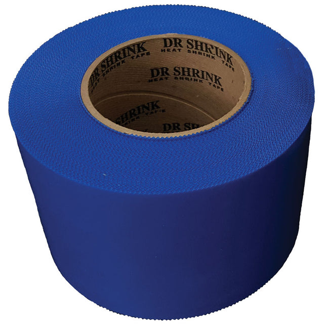 Dr. Shrink Heat Shrink Tape with Serrated Edge - 9 Mil (4” x 180’, Blue) - DS-704PB - image 1