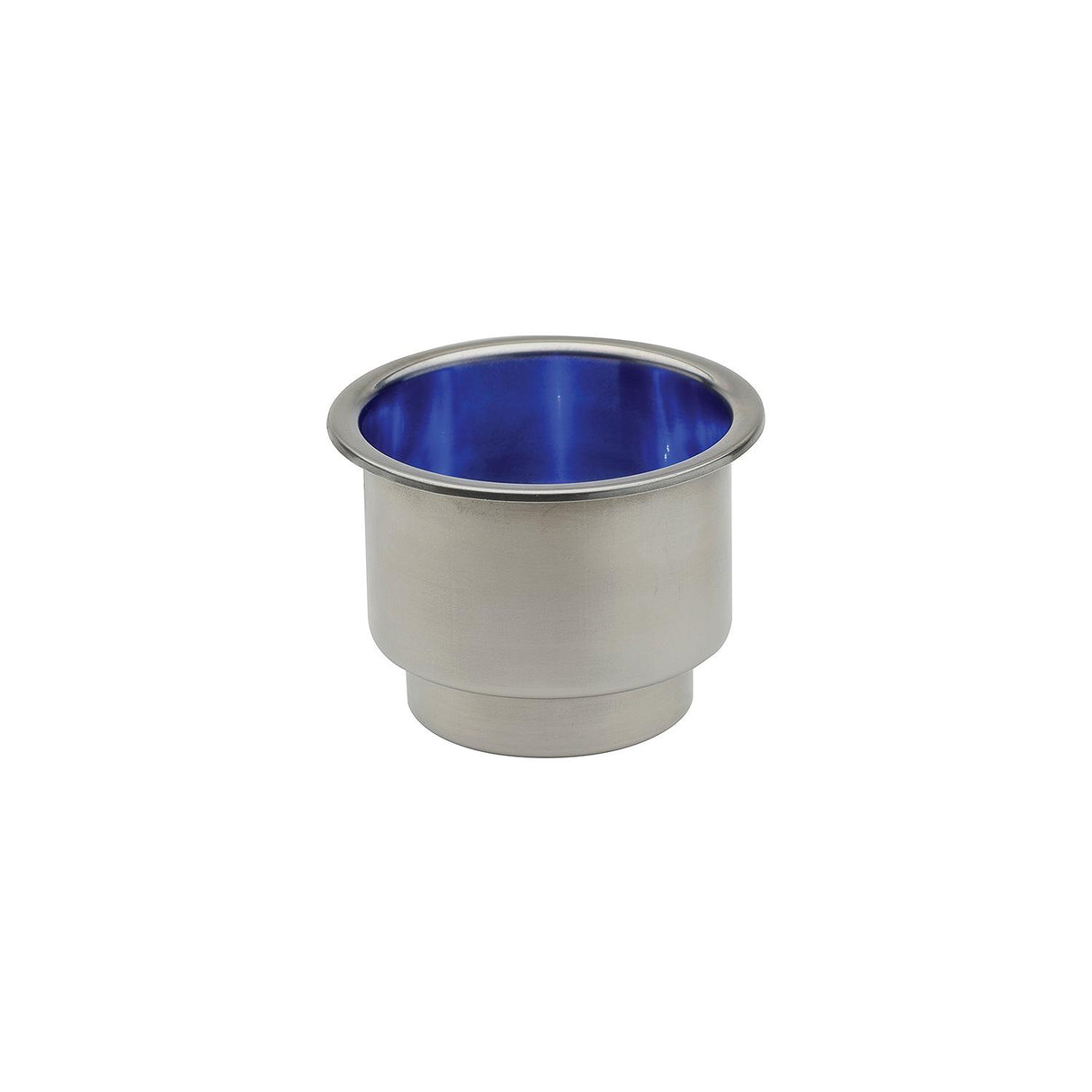 ATTWOOD 11786B7 LED Stainless Steel Drink Holders, w/Blue LEDs - 11786B-7