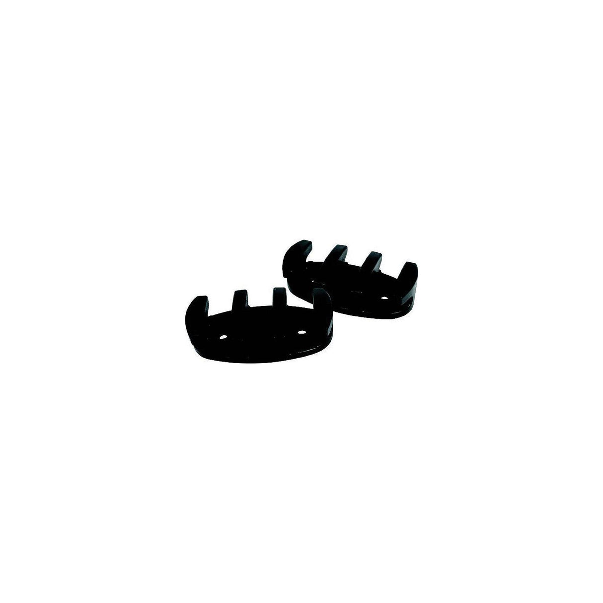 ATTWOOD 3-1/2" Zig-Zag Cleat, Black Nylon (2 Per Pack) - 11926-7