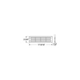 ATTWOOD Louvered Vent Flush Mount-White - 1425-5 - official Attwood product image 2