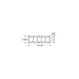 ATTWOOD 14885 Louver Vent Stainless Steel - 1488-5 - official Attwood product image 3