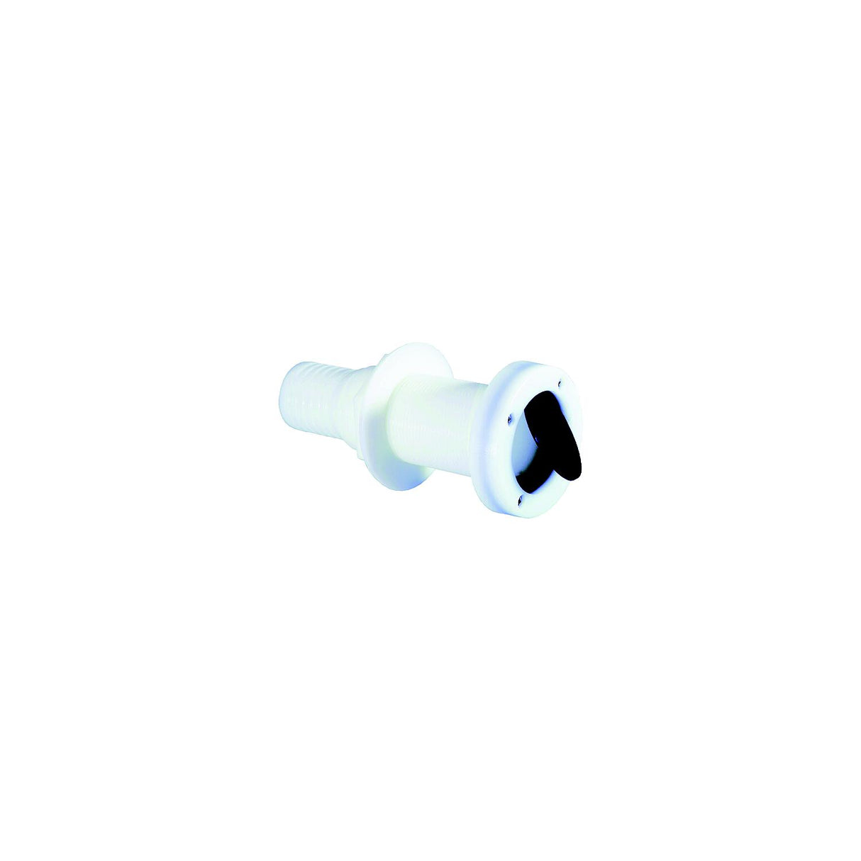 ATTWOOD Thru Hull Scupper For Hose, White - 1-1/2" - 3881-1