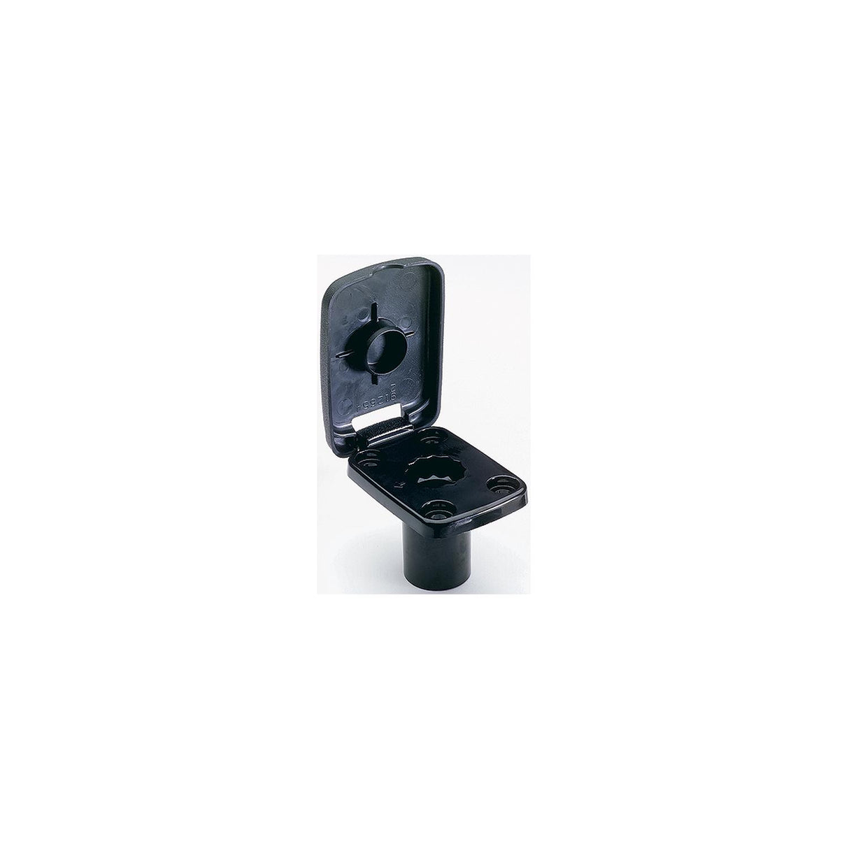 ATTWOOD Rod Holder Flush Mount Black - 5022-7